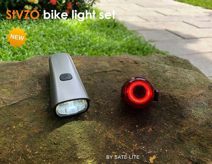 Neuester wiederaufladbarer USB Fahrradbeleuchtungssatz