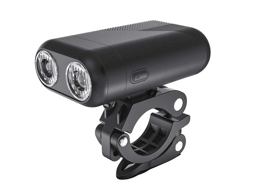 Sate-Lite USB rechargeable bicycle headlight with twin optical lens design S601