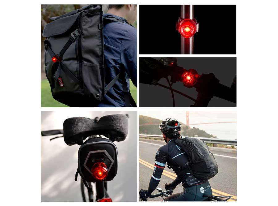 Sate-Lite USB rechargeable bicycle taillight with ROHS/ CE approved LR-02