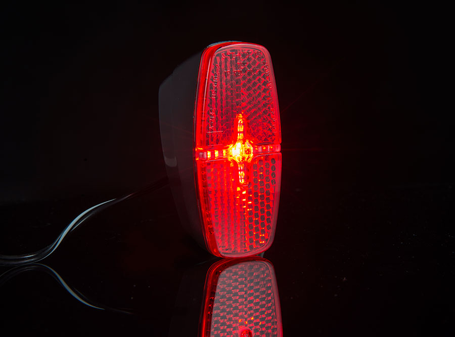 Sate-lite StVZO approved bike rear light for ebike, escooter and hub dynamo