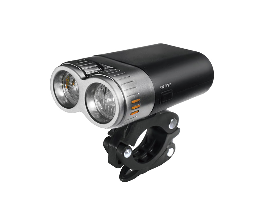 Sate-Lite USB rechargeable bicycle head light with twin lens LF-05